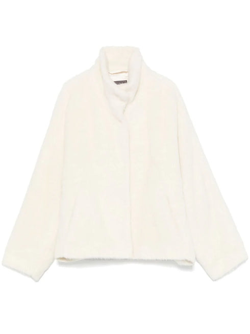 brushed-finish jacket